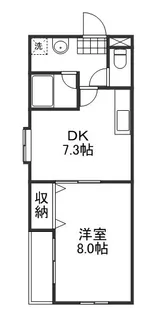 ESPACE国体町【1階】の間取り