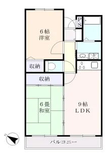 サンビューハイム【3階】の間取り