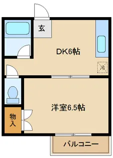 アスール・レイ南流山【1階】の間取り