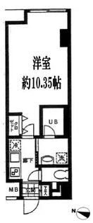 バレーヌ大森山王【1階】の間取り
