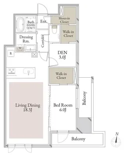 スカイテラス南大塚【5階】の間取り