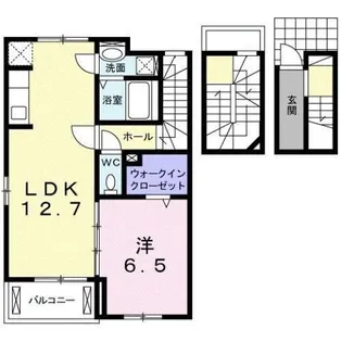 アンジュ 寺後【3階】の間取り