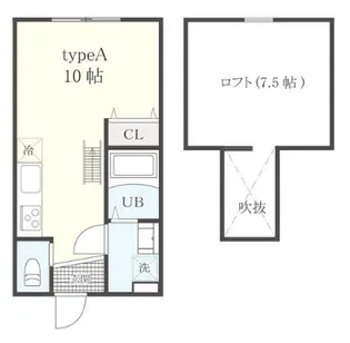 1Rの間取り画像