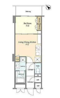 Nifit日本橋横山町【7階】の間取り