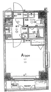 ジェノビア亀戸グリーンウォール【6階】の間取り