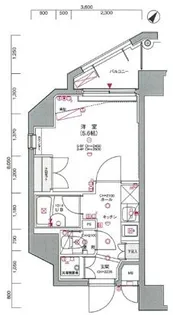 セジョリ大崎【6階】の間取り