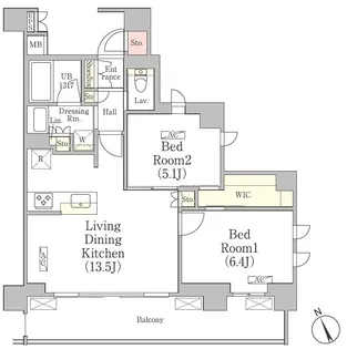 JPnoie練馬旭丘【2階】の間取り