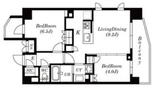 東京都港区白金6【マンション】の間取り