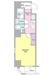 メゾン・ド・ヴィレ本郷3丁目【4階】の間取り