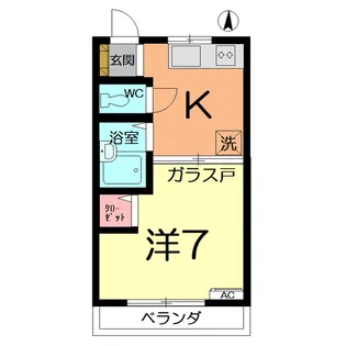 コーポ小泉【2階】の間取り
