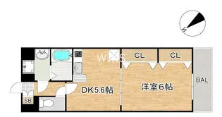 福岡県福岡市東区松島3【マンション】の間取り
