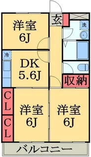 グリーンハイツイマイ6【2階】の間取り