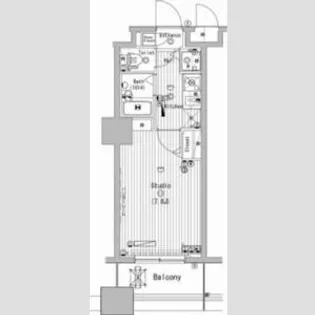 グランド・ガーラ横濱万世町【11階】の間取り
