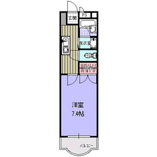 プルミエール七日町【4階】の間取り