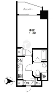 マリオン南青山【7階】の間取り