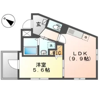 DIMORA北千住【2階】の間取り