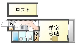 レオパレスKOTOH【2階】の間取り