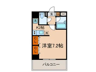 アクロス赤坂【8階】の間取り