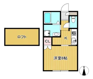 ハウスひばりが丘【2階】の間取り
