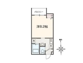 MELDIA東青梅【1階】の間取り