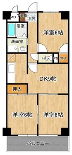 クリエイト村田【4階】の間取り