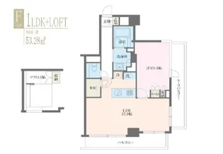 MFPRコート麻布十番【8階】の間取り
