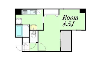 リズ新北野【2階】の間取り