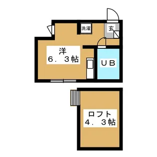 ハウス&パーク品川源氏前【2階】の間取り