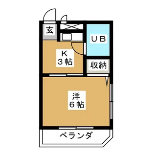 アヴニール【1階】の間取り