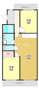 スコルピオ清和【3階】の間取り
