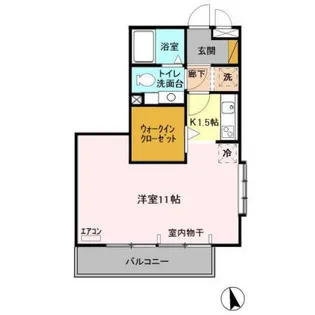 グランドセントレア888 B【3階】の間取り