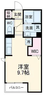 AXIS北松戸【2階】の間取り