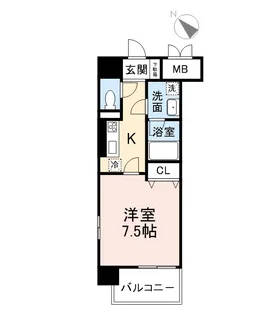 グランシエル【5階】の間取り