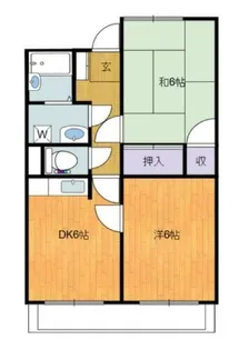 メゾン萩野町【4階】の間取り