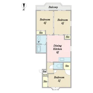 スウィートビラ21【3階】の間取り