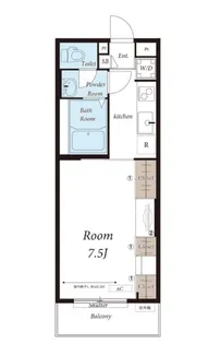 リブリ・Crecia【2階】の間取り