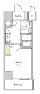 大阪府大阪市北区西天満5【マンション】の間取り