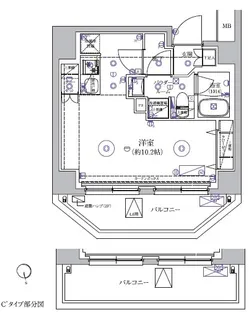 RELUXIA CITY森下【5階】の間取り