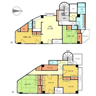 東京都杉並区和泉4【マンション】の間取り