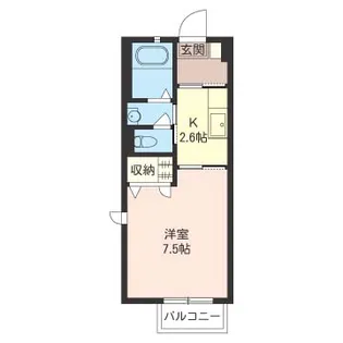 アンフィニ【1階】の間取り