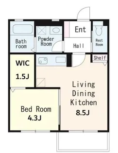 メゾンラ・ポム【2階】の間取り