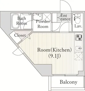 CITY PRIME 南千住【3階】の間取り