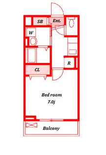 キャッスル ユウ【1階】の間取り
