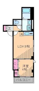 神奈川県川崎市幸区小倉5【マンション】の間取り