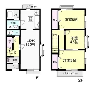 グランシェール Iの間取り
