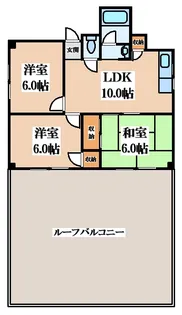 すみれプラザ長堂【3階】の間取り