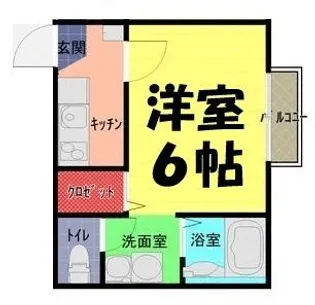 埼玉県久喜市久喜東5【アパート】の間取り