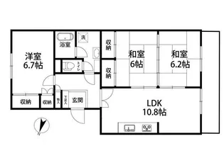 リリーディアたまプラーザ【4階】の間取り