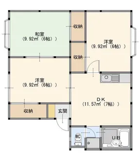 クレセント日吉A【1階】の間取り
