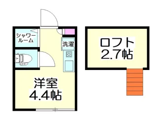 Roots竹の塚【2階】の間取り